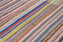 Kırk Yama Gri Patchwork Pamuk Yün El Dokuma Halısı 220x300 Agacan