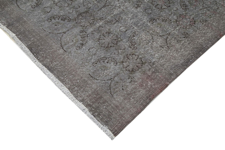 30-70 Yıllık Antrasit Gri Halı Çiçek Desenli 212x318 cm 34579 – Salon kullanımı