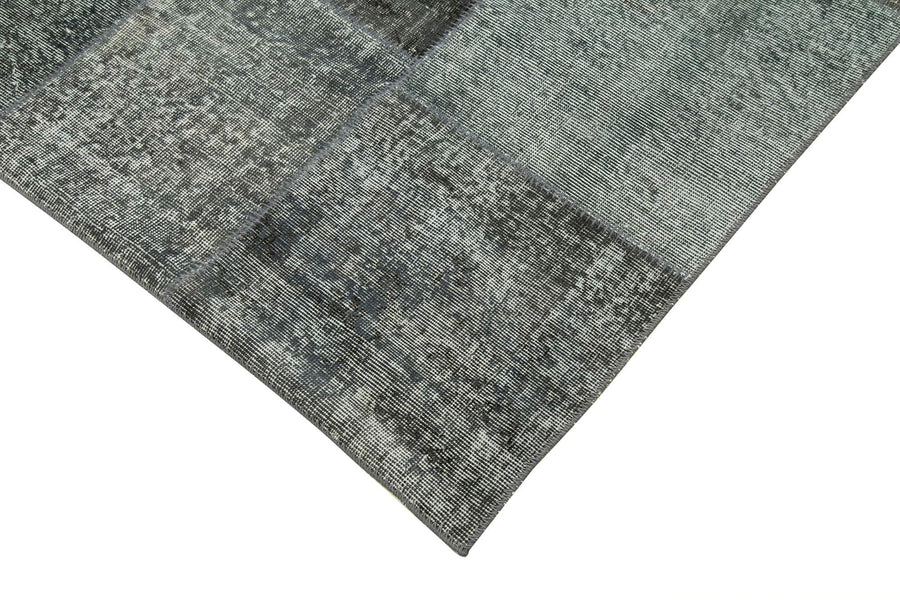 Antrasit Gri Halı 30-50 Yıllık Patchwork Geometrik Desenli 248x346 cm 34853 – Oturma odası kullanımı