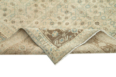 Persian Bej Klasik Pamuk Yün El Dokuma Halısı 160x313 Agacan