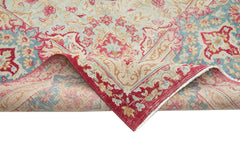 Persian Bej Klasik Pamuk Yün El Dokuma Halısı 295x420 Agacan