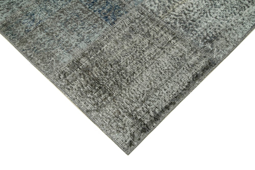 Kırk Yama Gri Patchwork Pamuk Yün El Dokuma Halısı 250x350 Agacan