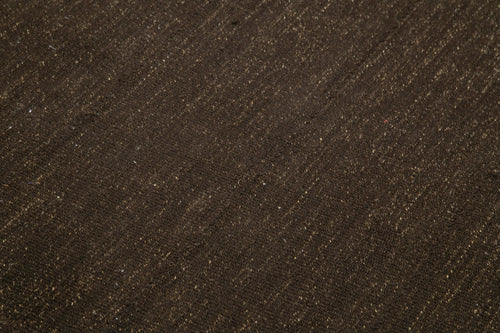 Striped Kilim Kahverengi Çizgili Keçi Tüyü El Dokuma Halısı 173x302 Agacan