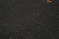 Striped Kilim Kahverengi Çizgili Keçi Tüyü El Dokuma Halısı 185x327 Agacan