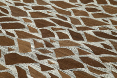 Scrap Gri Geometrik Pamuk Yün El Dokuma Halısı 244x326 Agacan