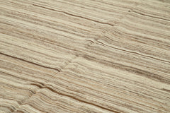 Scrap Bej Geometrik Pamuk Yün El Dokuma Halısı 247x420 Agacan