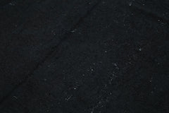 Geometric Kilim Siyah Geometrik Keçi Tüyü El Dokuma Halısı 193x321 Agacan