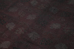 Geometric Kilim Kahverengi Geometrik Keçi Tüyü El Dokuma Halısı 185x325 Agacan