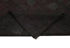 Geometric Kilim Kahverengi Geometrik Keçi Tüyü El Dokuma Halısı 185x325 Agacan