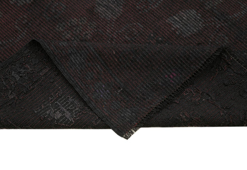 Geometric Kilim Kahverengi Geometrik Keçi Tüyü El Dokuma Halısı 185x325 Agacan