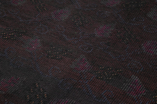 Geometric Kilim Kahverengi Geometrik Keçi Tüyü El Dokuma Halısı 167x310 Agacan