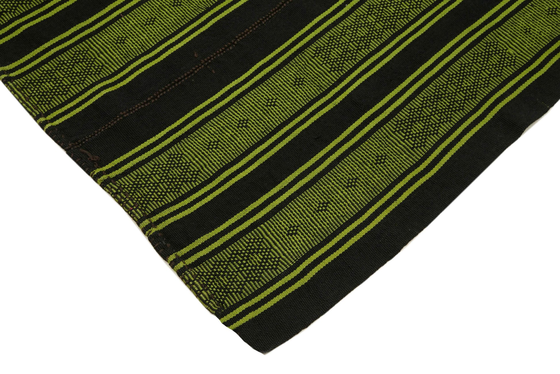 Geometric Kilim Kahverengi Geometrik Keçi Tüyü El Dokuma Halısı 180x213 Agacan