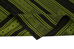 Geometric Kilim Kahverengi Geometrik Keçi Tüyü El Dokuma Halısı 180x213 Agacan