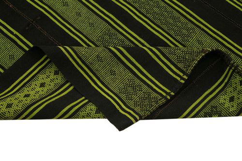 Geometric Kilim Kahverengi Geometrik Keçi Tüyü El Dokuma Halısı 180x213 Agacan