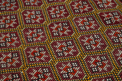 Geometric Kilim Beyaz Geometrik Keçi Tüyü El Dokuma Halısı 175x266 Agacan