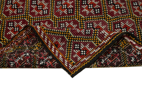 Geometric Kilim Beyaz Geometrik Keçi Tüyü El Dokuma Halısı 175x266 Agacan