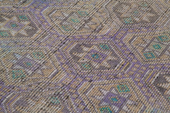 Geometric Kilim Bej Geometrik Keçi Tüyü El Dokuma Halısı 184x350 Agacan