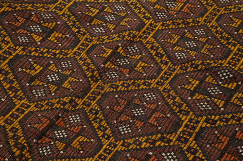 Geometric Kilim Beyaz Geometrik Keçi Tüyü El Dokuma Halısı 180x305 Agacan
