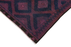 Geometric Kilim Pembe Geometrik Keçi Tüyü El Dokuma Halısı 220x355 Agacan