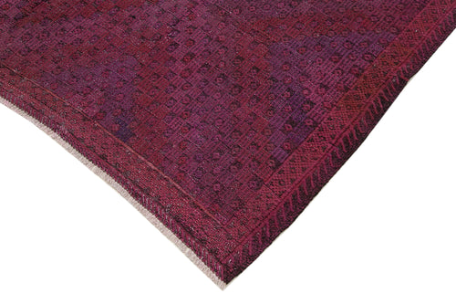 Geometric Kilim Pembe Geometrik Keçi Tüyü El Dokuma Halısı 170x330 Agacan