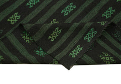 Geometric Kilim Yeşil Geometrik Keçi Tüyü El Dokuma Halısı 183x320 Agacan