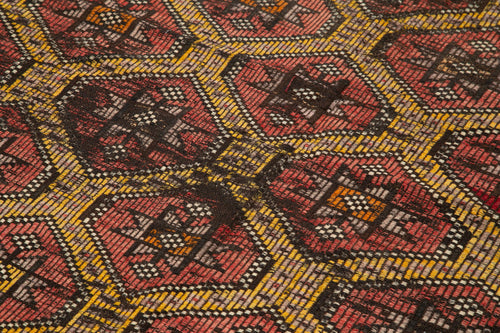 Geometric Kilim Beyaz Geometrik Keçi Tüyü El Dokuma Halısı 165x295 Agacan