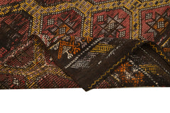 Geometric Kilim Beyaz Geometrik Keçi Tüyü El Dokuma Halısı 165x295 Agacan