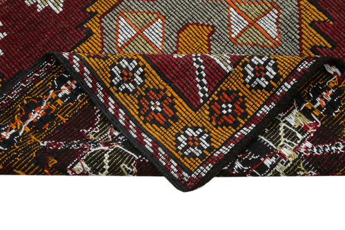 Geometric Kilim Beyaz Geometrik Keçi Tüyü El Dokuma Halısı 208x331 Agacan
