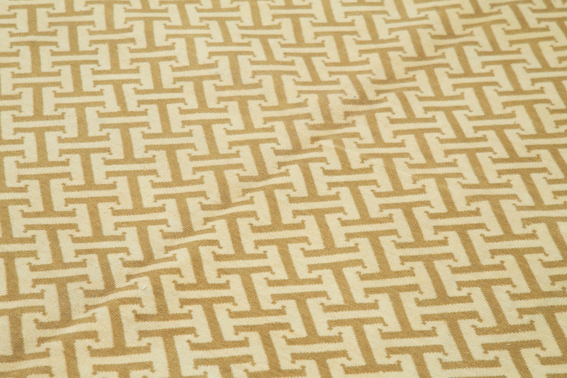 Tebriz Bej Klasik Pamuk Yün El Dokuma Halısı 302x409 Agacan