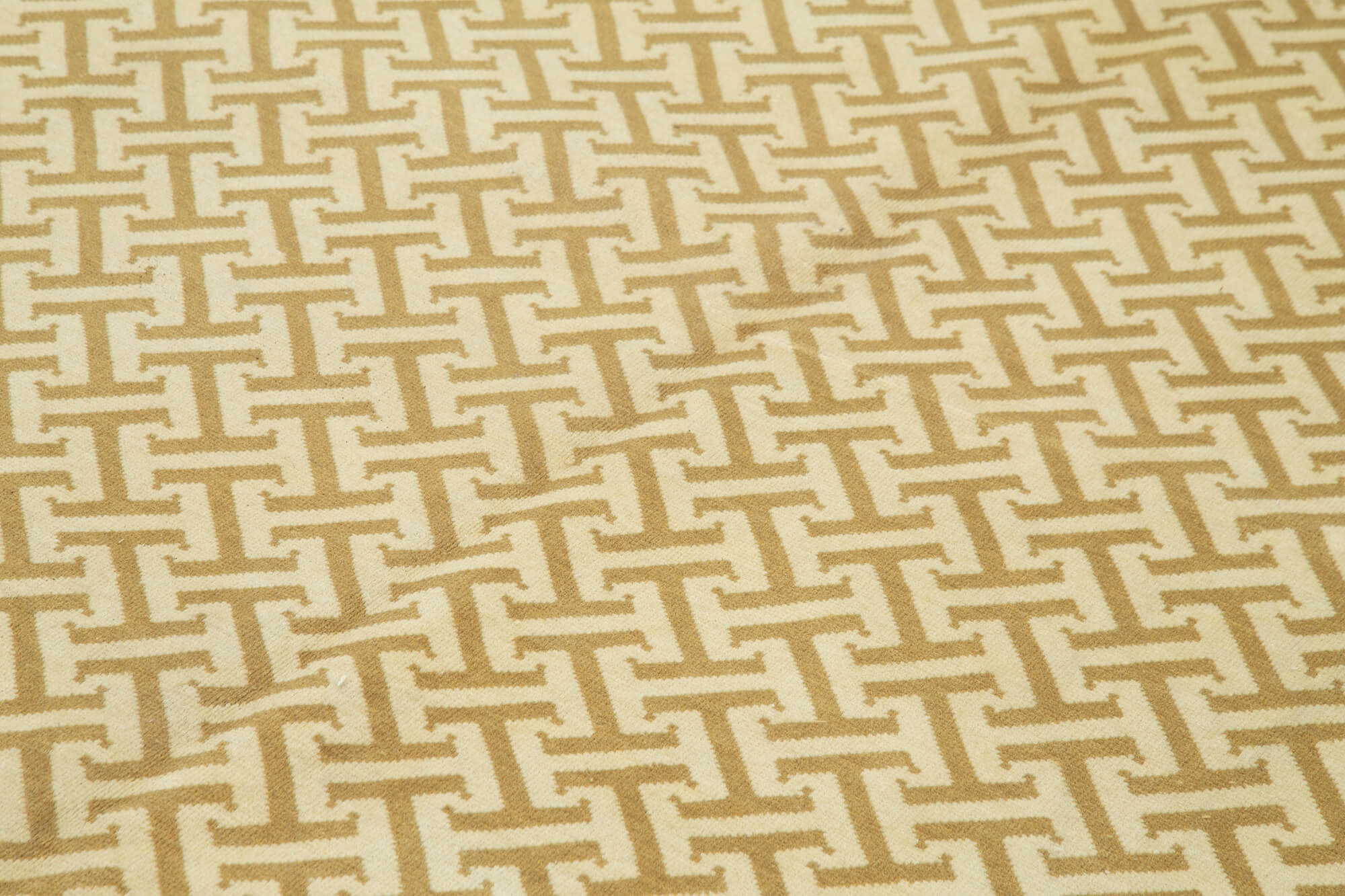 Tebriz Bej Klasik Pamuk Yün El Dokuma Halısı 302x409 Agacan