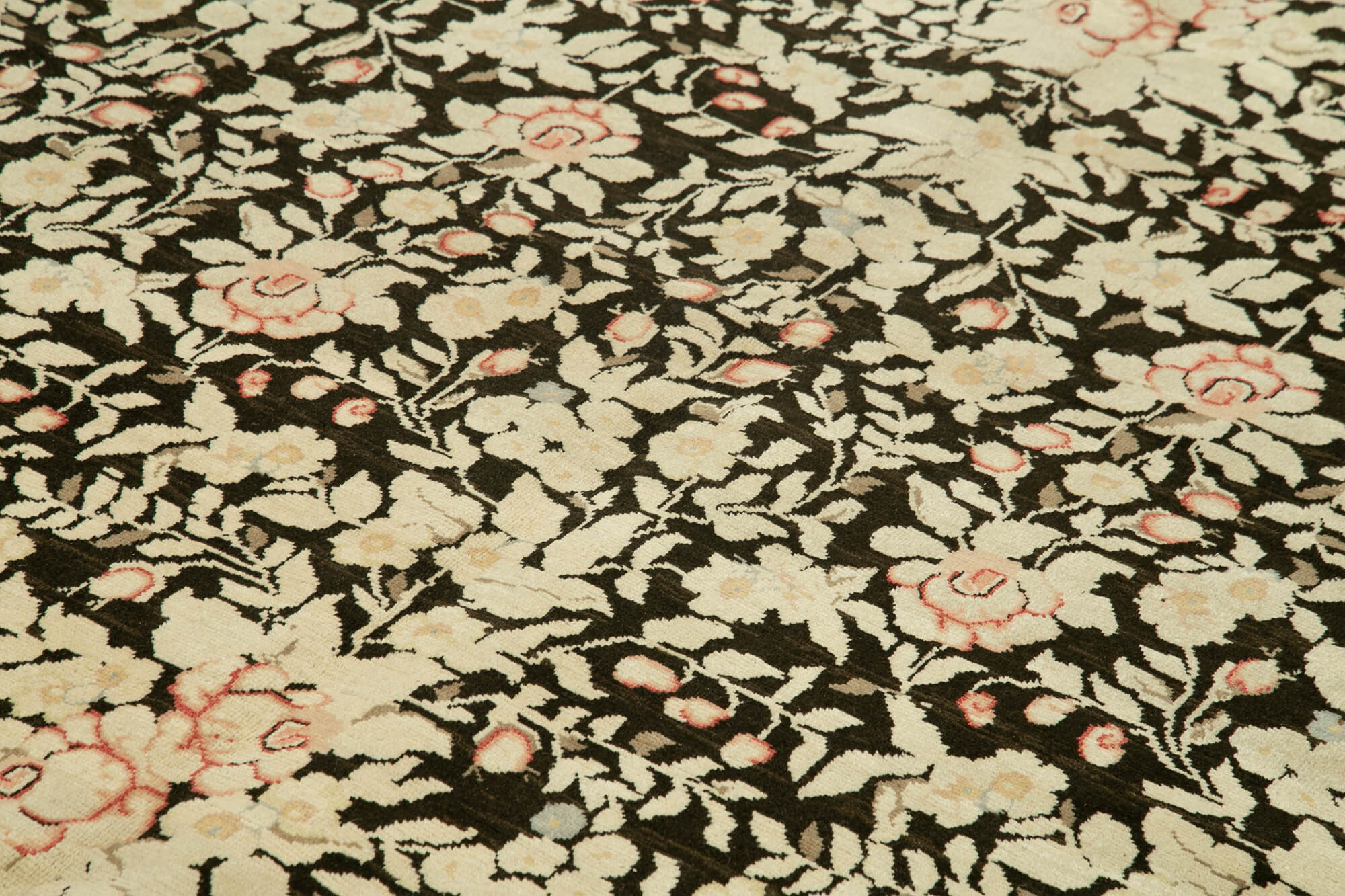 Tebriz Bej Klasik Pamuk Yün El Dokuma Halısı 274x366 Agacan