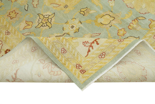 Tebriz Bej Klasik Pamuk Yün El Dokuma Halısı 264x363 Agacan