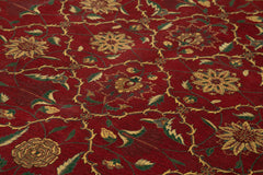 Tebriz Kırmızı Klasik Pamuk Yün El Dokuma Halısı 274x356 Agacan