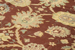 Tebriz Bej Klasik Pamuk Yün El Dokuma Halısı 291x362 Agacan