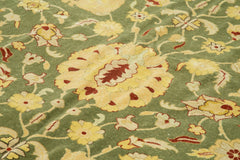 Tebriz Bej Klasik Pamuk Yün El Dokuma Halısı 269x363 Agacan