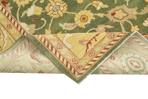 Tebriz Bej Klasik Pamuk Yün El Dokuma Halısı 268x360 Agacan