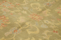 Tebriz Sarı Klasik Pamuk Yün El Dokuma Halısı 253x305 Agacan