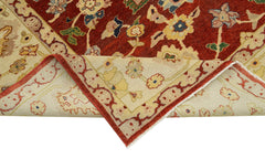 Tebriz Bej Klasik Pamuk Yün El Dokuma Halısı 252x302 Agacan