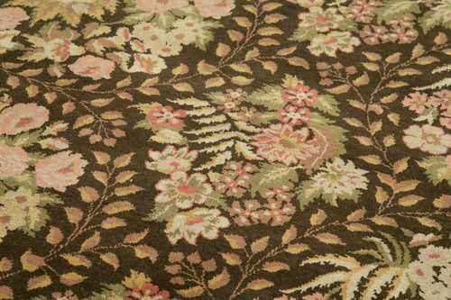 Tebriz Bej Klasik Pamuk Yün El Dokuma Halısı 295x396 Agacan