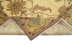 Tebriz Bej Klasik Pamuk Yün El Dokuma Halısı 300x400 Agacan