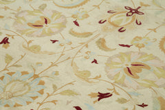 Tebriz Bej Klasik Pamuk Yün El Dokuma Halısı 305x422 Agacan