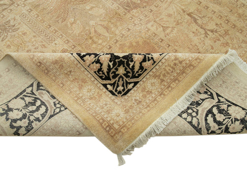 Tebriz Bej Klasik Pamuk Yün El Dokuma Halısı 308x421 Agacan