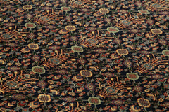 Tebriz Kahverengi Klasik Pamuk Yün El Dokuma Halısı 348x371 Agacan