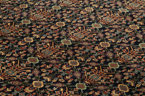 Tebriz Kahverengi Klasik Pamuk Yün El Dokuma Halısı 348x371 Agacan