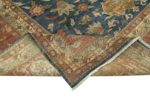 Tebriz Bej Klasik Pamuk Yün El Dokuma Halısı 367x530 Agacan