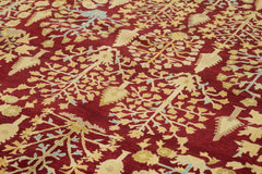 Tebriz Bej Klasik Pamuk Yün El Dokuma Halısı 362x470 Agacan