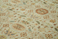 Tebriz Bej Klasik Pamuk Yün El Dokuma Halısı 362x450 Agacan