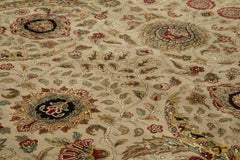 Tebriz Bej Klasik Pamuk Yün El Dokuma Halısı 373x462 Agacan