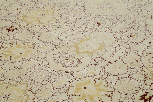 Tebriz Bej Klasik Pamuk Yün El Dokuma Halısı 363x457 Agacan