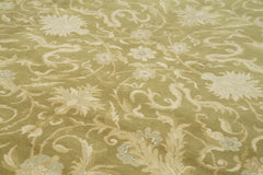 Tebriz Bej Klasik Pamuk Yün El Dokuma Halısı 367x455 Agacan